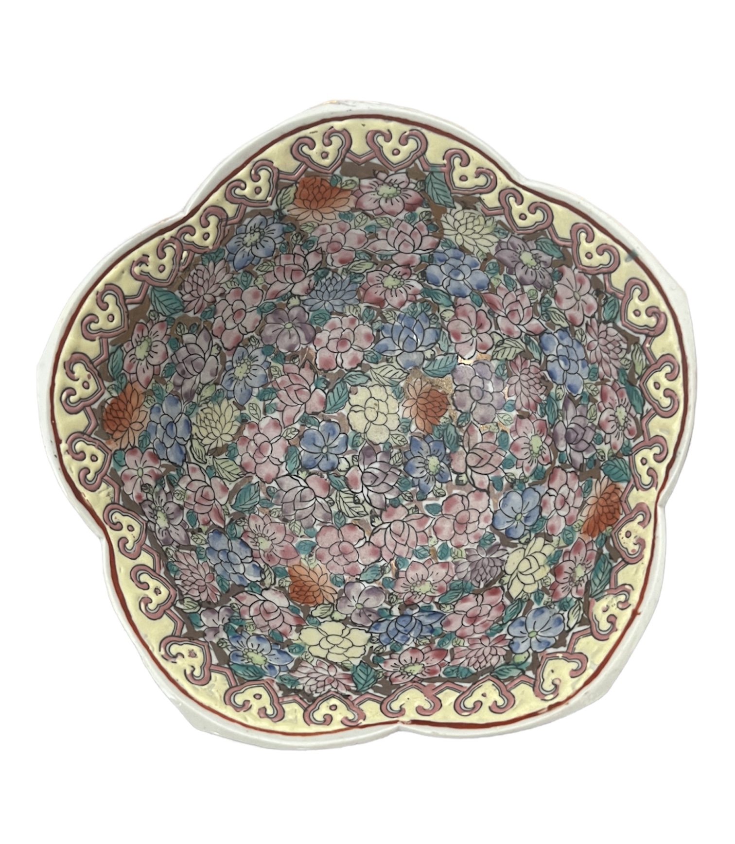 You are currently viewing Vintage Canton Famille Rose Medallion Porcelain Bowl
